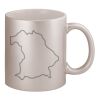11oz Metallic Silver Mug Thumbnail