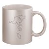 11oz Metallic Silver Mug Thumbnail