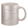 11oz Metallic Silver Mug Thumbnail