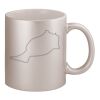 11oz Metallic Silver Mug Thumbnail