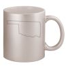 11oz Metallic Silver Mug Thumbnail