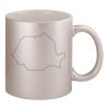 11oz Metallic Silver Mug Thumbnail