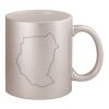 11oz Metallic Silver Mug Thumbnail