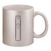 11oz Metallic Silver Mug Thumbnail