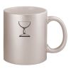11oz Metallic Silver Mug Thumbnail