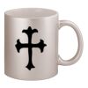 11oz Metallic Silver Mug Thumbnail