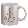 11oz Metallic Silver Mug Thumbnail