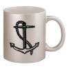 11oz Metallic Silver Mug Thumbnail