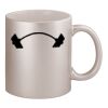 11oz Metallic Silver Mug Thumbnail