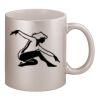 11oz Metallic Silver Mug Thumbnail