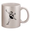 11oz Metallic Silver Mug Thumbnail