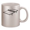 11oz Metallic Silver Mug Thumbnail