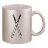11oz Metallic Silver Mug Thumbnail