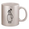 11oz Metallic Silver Mug Thumbnail