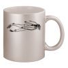 11oz Metallic Silver Mug Thumbnail