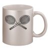 11oz Metallic Silver Mug Thumbnail