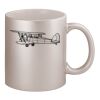 11oz Metallic Silver Mug Thumbnail