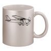 11oz Metallic Silver Mug Thumbnail