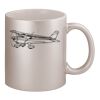 11oz Metallic Silver Mug Thumbnail