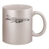 11oz Metallic Silver Mug Thumbnail