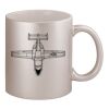 11oz Metallic Silver Mug Thumbnail