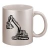 11oz Metallic Silver Mug Thumbnail