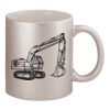 11oz Metallic Silver Mug Thumbnail
