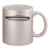11oz Metallic Silver Mug Thumbnail