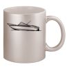 11oz Metallic Silver Mug Thumbnail