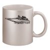 11oz Metallic Silver Mug Thumbnail