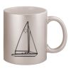 11oz Metallic Silver Mug Thumbnail