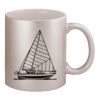 11oz Metallic Silver Mug Thumbnail