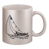 11oz Metallic Silver Mug Thumbnail