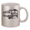 11oz Metallic Silver Mug Thumbnail