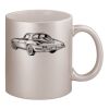 11oz Metallic Silver Mug Thumbnail