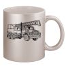 11oz Metallic Silver Mug Thumbnail