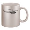11oz Metallic Silver Mug Thumbnail