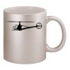 11oz Metallic Silver Mug Thumbnail