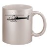 11oz Metallic Silver Mug Thumbnail