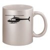 11oz Metallic Silver Mug Thumbnail