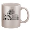 11oz Metallic Silver Mug Thumbnail