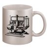 11oz Metallic Silver Mug Thumbnail