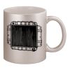 11oz Metallic Silver Mug Thumbnail