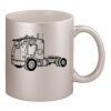 11oz Metallic Silver Mug Thumbnail