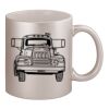 11oz Metallic Silver Mug Thumbnail