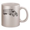 11oz Metallic Silver Mug Thumbnail