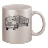 11oz Metallic Silver Mug Thumbnail