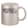 11oz Metallic Silver Mug Thumbnail