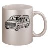 11oz Metallic Silver Mug Thumbnail