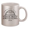 11oz Metallic Silver Mug Thumbnail